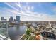 Beautiful city and lake views from the property’s balcony overlooking the city at 777 3Rd N Ave # 1704, St Petersburg, FL 33701