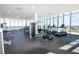 Bright gym featuring fitness equipment and floor to ceiling windows with beautiful outdoor views at 777 3Rd N Ave # 1704, St Petersburg, FL 33701