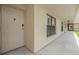Hallway of property showing front door and windows at 900 Cove Cay Dr # 1B, Clearwater, FL 33760