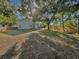 Expansive backyard with mature trees and fenced perimeter at 10924 Summerton Dr, Riverview, FL 33579
