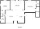 Detailed floor plan showcases layout of bedrooms, living spaces, kitchen, and bathrooms at 1384 S Hillcrest Ave, Clearwater, FL 33756