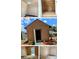 Shed with an open door and red mulch at 3304 Alamar St, Lutz, FL 33558