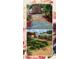 Exterior of a well-maintained shed with a gravel path and manicured mulch landscaping at 3304 Alamar St, Lutz, FL 33558