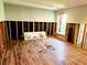 Partially remodeled bathroom with tiled floors, double sinks and exposed walls at 5101 Dover Ne St, St Petersburg, FL 33703