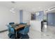 Bright, open-concept kitchen and dining area features a modern design and stylish furnishings at 5153 Isla Key S Blvd # 415, St Petersburg, FL 33715