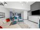 Bright and stylish living room featuring modern decor and ample seating at 5153 Isla Key S Blvd # 415, St Petersburg, FL 33715
