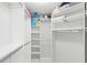 Spacious walk-in closet with adjustable shelving and plenty of storage at 5153 Isla Key S Blvd # 415, St Petersburg, FL 33715