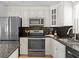 Updated kitchen with stainless steel appliances, granite countertops, and stylish cabinetry at 529 59Th S Way, St Petersburg, FL 33707