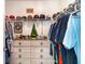 Walk-in closet with built-in shelving and plenty of hanging space at 5519 Tripoli Dr, Palmetto, FL 34221
