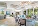 Elegant clubhouse living room with neutral decor and comfortable seating. A perfect place to socialize at 5519 Tripoli Dr, Palmetto, FL 34221