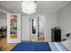This bedroom suite has dual closets, a large television, and neutral decor at 801 83Rd N Ave # 412, St Petersburg, FL 33702
