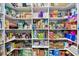 Well-stocked walk-in pantry with organized shelving at 11002 Sundrift Dr, Tampa, FL 33647