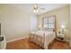 Bright bedroom with hardwood floors, closet, and a window for natural light at 1109 Colson Rd, Plant City, FL 33567