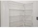 Interior shot of the walk-in pantry with white wire shelving at 11308 Chilly Water Ct, Riverview, FL 33569
