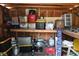 Interior shot of the shed that shows ample storage space at 11907 Frontage Rd, Dade City, FL 33525