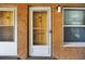 Inviting front entrance featuring a white door with glass insert and the word 'LOVE' at 12760 Indian Rocks Rd # 1049, Largo, FL 33774