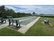 Community shuffleboard courts with picturesque waterfront views, a perfect spot for recreation at 12760 Indian Rocks Rd # 904, Largo, FL 33774