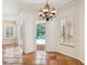 Dining room with natural light and sliding doors leading to the outdoor pool area at 18803 Misty Shores Ln, Lutz, FL 33548