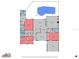 Detailed floor plan showcasing the layout of the home including the primary bedroom, kitchen, living room, and screened porch at 3108 S Omar Ave, Tampa, FL 33629