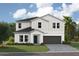Inviting two-story home featuring a well-manicured lawn and a two-car garage at 36933 Sagemoor Dr, Zephyrhills, FL 33541