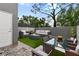 Relaxing rooftop deck with comfortable seating, ideal for enjoying outdoor living and entertaining guests at 4148 Gauge Line Loop, Tampa, FL 33624