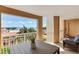 The outdoor balcony provides seating and amazing views of the water and the beautiful surrounding community at 5353 Gulf Blvd # A402, St Pete Beach, FL 33706
