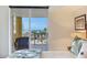 This cozy balcony offers stunning views of the ocean and neighboring buildings at 5353 Gulf Blvd # A402, St Pete Beach, FL 33706
