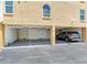 Assigned parking spot in the garage of the home at 5353 Gulf Blvd # A402, St Pete Beach, FL 33706