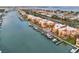 Waterfront condos with private boat docks offer a luxurious lifestyle with easy access to the open water and community pool at 610 Pinellas Bayway S # 5202, Tierra Verde, FL 33715