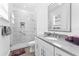 Modern bathroom with sleek glass shower and stylish fixtures offers a luxurious feel at 8050 Praise Dr, Tampa, FL 33625