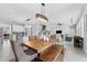 Spacious open concept kitchen, dining area and living room with lots of natural light at 8050 Praise Dr, Tampa, FL 33625