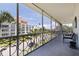 Balcony view of the community showing manicured landscaping and neighborhood streets at 1060 N Shore Ne Dr # 6, St Petersburg, FL 33701