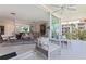 Spacious balcony featuring neutral outdoor furniture and clear views of the neighborhood at 1060 N Shore Ne Dr # 6, St Petersburg, FL 33701