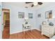 Serene bedroom features a light wood floor and relaxing decor at 12413 Dawn Vista Dr, Riverview, FL 33578