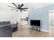 Cozy living room featuring modern decor and a seamless open floor plan at 1275 Palm St, Clearwater, FL 33755