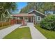 Charming single-Gathering home featuring a covered entryway and inviting curb appeal at 1435 Prescott S St, St Petersburg, FL 33712