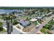 Located near a lake and roadways, a neighborhood home is marked in red at 2 79Th S St, St Petersburg, FL 33707