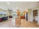 Spacious eat in kitchen with open floor plan and stainless steel appliances at 2110 W View Dr, Sun City Center, FL 33573