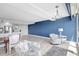 Living area showcasing open floor plan and view from kitchen at 31 Island Way # 406, Clearwater Beach, FL 33767