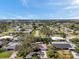 Expansive aerial view of a residential neighborhood with mature trees and blue skies at 3898 49Th S Ave, St Petersburg, FL 33711