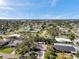 Wide aerial view of a residential neighborhood with tree-lined streets and well-maintained homes at 3898 49Th S Ave, St Petersburg, FL 33711