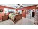 A spacious bedroom is brightly lit and features lots of storage at 3898 49Th S Ave, St Petersburg, FL 33711