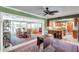 Spacious dining and living area with an open floor plan, tiled floors, and lots of natural light at 3898 49Th S Ave, St Petersburg, FL 33711