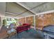 Comfortable screened-in patio with BBQ at 3898 49Th S Ave, St Petersburg, FL 33711