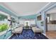 Sunroom with multiple windows, chaise lounges, and telescope, overlooking the backyard at 4718 24Th S Ave, St Petersburg, FL 33711