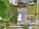 Bird's eye view of backyard surrounded by a wood fence at 6167 31St Ave, St Petersburg, FL 33710