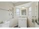 Bathroom featuring a marble vanity and neutral walls at 6167 31St Ave, St Petersburg, FL 33710