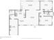 Detailed floor plan showcasing the layout of a cozy home with a living room, kitchen, and bedrooms at 6167 31St Ave, St Petersburg, FL 33710