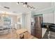 Bright kitchen features stainless steel appliances, granite countertops, and a cozy breakfast nook at 6167 31St Ave, St Petersburg, FL 33710