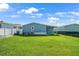 Expansive backyard featuring a lush lawn, offering ample space for outdoor activities at 8443 Fantasia Park Way, Riverview, FL 33578